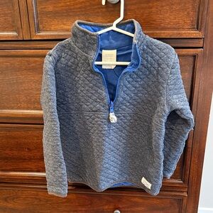 J. Crew Gray Quilted Kids Sweatshirt